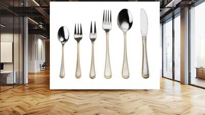 Full set of Silverware Wall mural