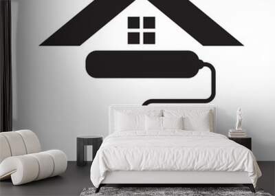 House Maintenance Icon Wall mural