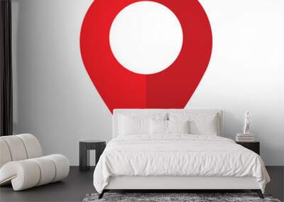 Pointer Pin Icon Wall mural