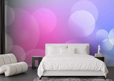 Abstract Bokeh circle background Wall mural