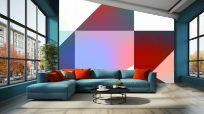 Abstract geometric colorful background Wall mural