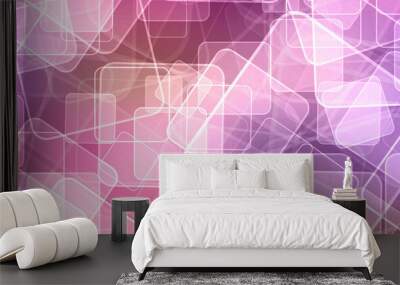 Abstract technology background Hi-tech communication concept innovation background illustration Wall mural