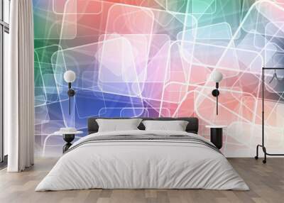 Abstract technology background Hi-tech communication concept innovation background illustration Wall mural