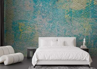 Natural wall background with old, textured surface and textured pattern Wall mural