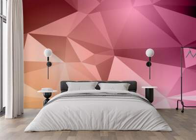 Low poly Wall mural