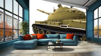 Old military tank Wall mural