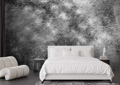 Grey horse fur detail Wall mural