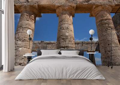 Tempio di Segesta, Sicilia Wall mural