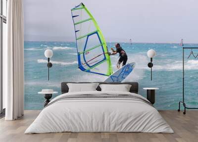 Winsurf in Sardegna Wall mural