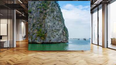 Beautiful landscape of Ha Long Bay, Vietnam Wall mural