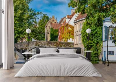 The city of Bruges in Belgium Wall mural