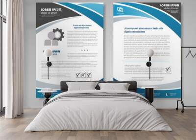 Corporate business brochure Wall mural