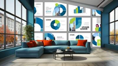 Presentation slide layout Wall mural