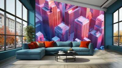 modern building element Wall mural