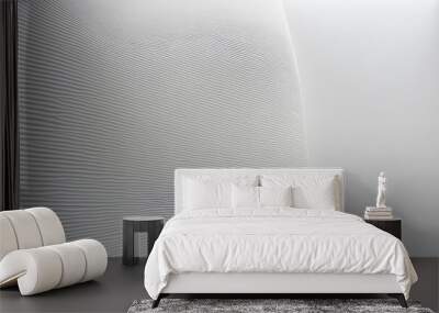 The abstract background composed of white walls leaves blank space for text, giving it a sense of design Wall mural