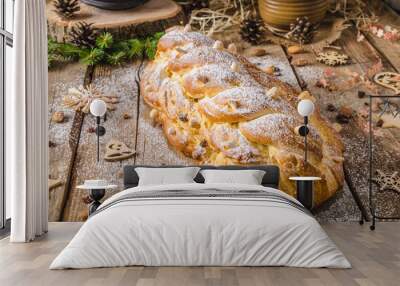 Traditional Czech Christmas cake Wall mural