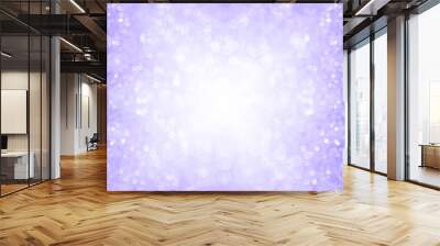 Abstract fancy lavender purple sparkle girl princess background Wall mural