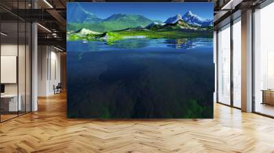 beautiful landscape Wall mural