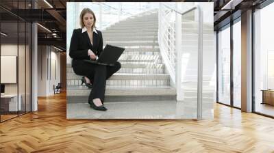 business woman Wall mural