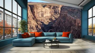 Little Colorado River Gorge Overlook, Navajo Indian Reservation, Arizona Wall mural