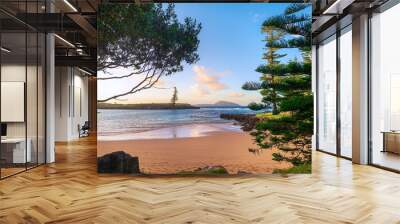 Seaside scenery of Norfolk Island, south pacific ocean Wall mural