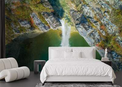 sopot waterfall (slap sopot, istra) is a favourite tourist destination in istria. the waterfall is a Wall mural