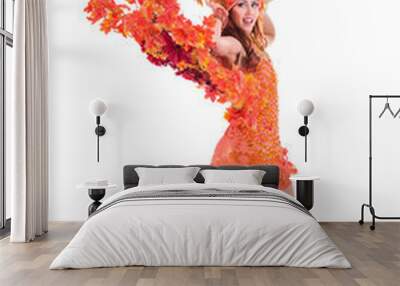 carnival dancer woman dancing Wall mural