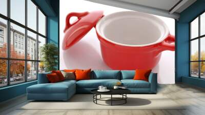 Red pan Wall mural