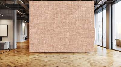 Beige cotton woven fabric texture background Wall mural