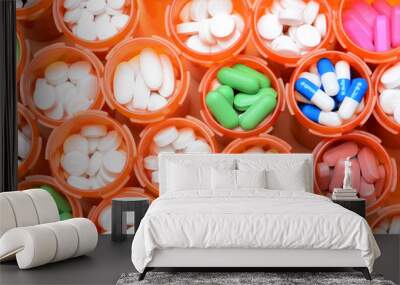 prescription medicine bottles Wall mural