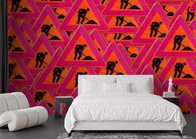 Cartello stradale Wall mural