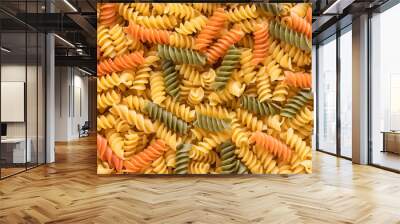 Tri Color Pasta Wall mural