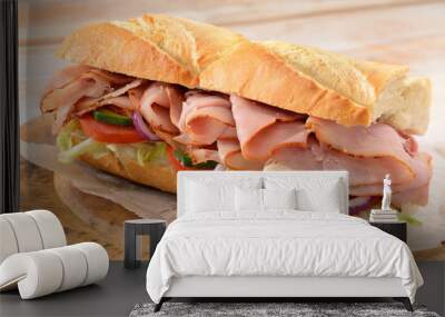 Ham salad sub sandwich Wall mural