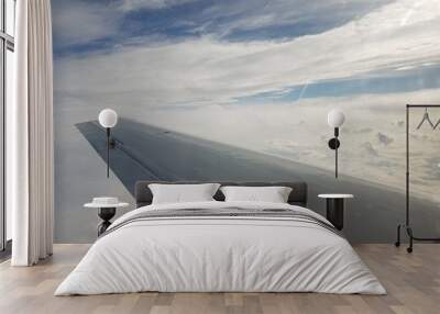 Plane Wing Flying Wall mural