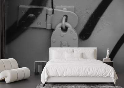 padlock Wall mural