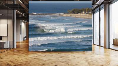 Snapper Rocks, iconic surf spot and the most southerly beach of the Gold Coast, Australia Wall mural