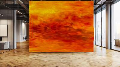 Abstract  orange colour gradient background,  with copy space Wall mural