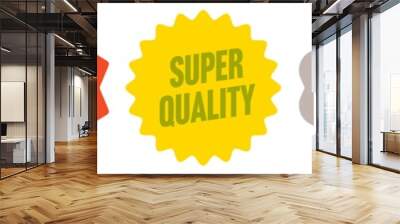 Super quality sale sticker with starburst shape Wall mural