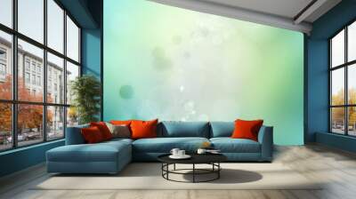 Abstract blue green background Wall mural