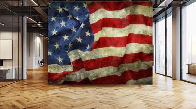 american flag Wall mural