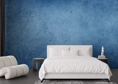 Blue textured concrete Wall mural