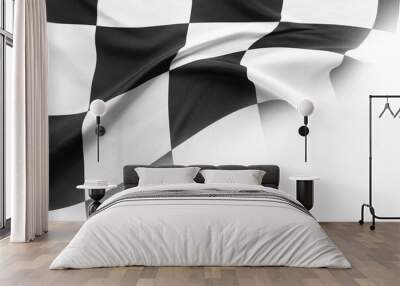 Checkered racing flag Wall mural