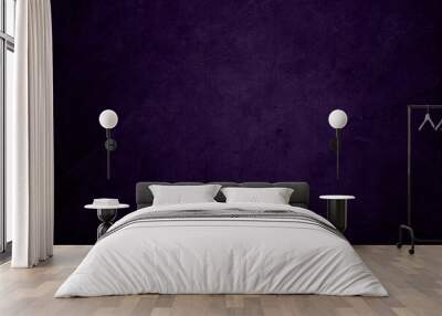 Dark purple textured concrete background Wall mural