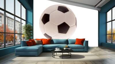 Football isolated over white background Wall mural