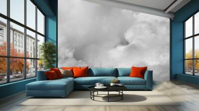 Grey clouds Wall mural