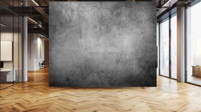 Grey grunge concrete texture wall background Wall mural