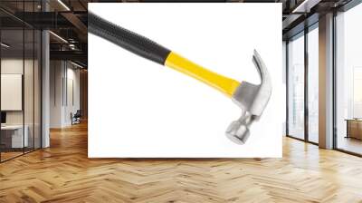 Hammer isolated on white Wall mural