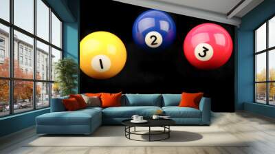 Pool balls Wall mural