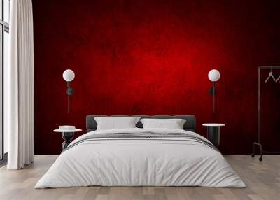 Red wall Wall mural