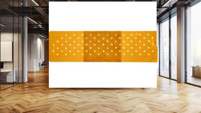 Single adhesive bandage isolated on white background Wall mural